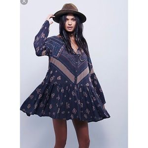Free People From The Heart Printed Dress!